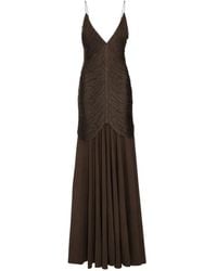 Bless - Abito Nostalgia Lungo Con Frange - Lyst
