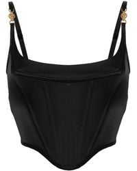 Versace - Medusa Corset Top - Lyst