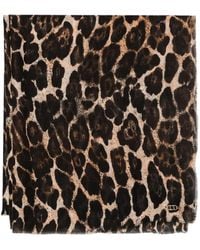 Guess - Écharpe Imprimée À Bords Francs - Lyst
