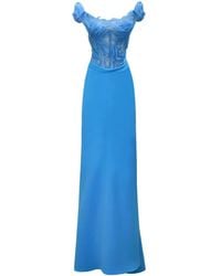 Gemy Maalouf - Floral Corset Dress - Lyst
