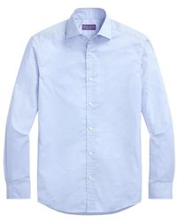 Ralph Lauren - Chemise En Coton À Col Italien - Lyst