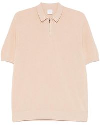 Eleventy - Half-Zip Short-Sleeve Polo Shirt - Lyst