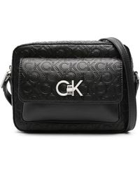 Calvin Klein - Logo-Lettering Crossbody Bag - Lyst
