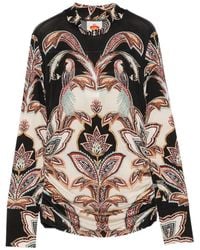 FARM Rio - Tapestry Dream Ruched Top - Lyst
