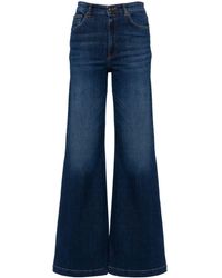 Twin Set - Logo-Engraved Buttons Jeans - Lyst