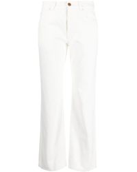 Chloé - Fuego Cropped Bootcut Jeans - Lyst