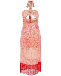 Olympiah - Midi-jurk Met Paisley-print - Lyst