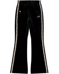 Aape By A Bathing Ape - Logo-embroidery Tape-detail Trousers - Lyst