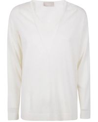 Drumohr - Maglione Con Scollo A V - Lyst
