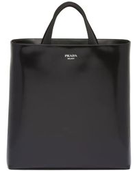 Prada - Tote Bag Aus Leder - Lyst