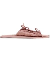 Carlotha Ray - Quilted Flat Sandals - Lyst
