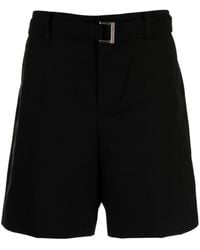 Sacai - Belted Mid-rise Bermuda Shorts - Lyst