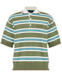 DSquared² - Striped Polo Shirt - Lyst