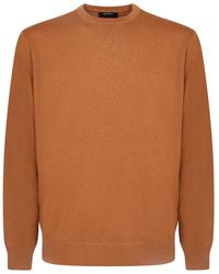Dell'Oglio - Crew-Neck Fine-Knit Sweater - Lyst