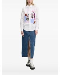 Desigual - Camisa Minnie Mouse con diseño patchwork - Lyst