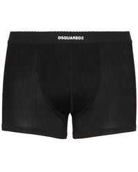 DSquared² - Shorts mit Logo-Bund - Lyst
