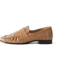 Rejina Pyo - Ruched Leather Loafers - Lyst