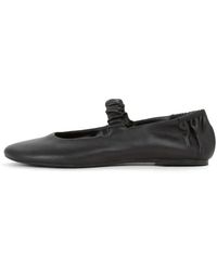 V73 - Alene Ruched-Strap Ballet Flats - Lyst