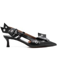 Maje - 55mm Leather Pumps - Lyst