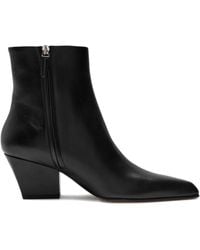 Paris Texas - Spitze Jane Stiefel mit Blockabsatz - Lyst