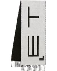 Etro - Écharpe en laine à logo intarsia - Lyst
