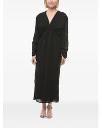 Herskind - Ryan V-Neck Midi Dress - Lyst