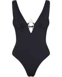 Let's Swim - Shark Logo ワンピース水着 - Lyst