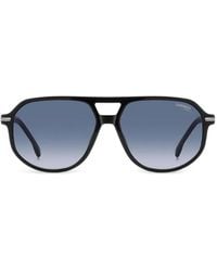 Carrera - Pilot-Frame Logo-Print Sunglasses - Lyst