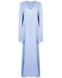 Twinset - V-Neck Long-Sleeve Dress - Lyst