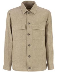 Peserico - Veste En Lin À Poches Plaquées - Lyst