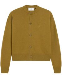 Ami Paris - Ami De Coeur Vest Met Ronde Hals - Lyst