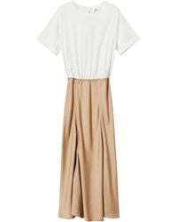 Twinset - Robe À Design Superposé - Lyst