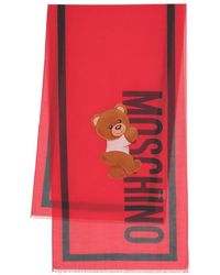 Moschino - Écharpe à imprimé Teddy Bear - Lyst