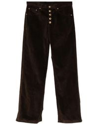 Dondup - Buttoned Corduroy Pants - Lyst