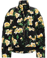 Balenciaga - Gefütterte Jacke mit Blumen-Print - Lyst
