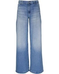 AG Jeans - Stella High Waist Jeans Met Wijde Pijpen - Lyst