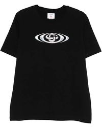 CASABLANCA - Warped-Logo Classic T-Shirt - Lyst
