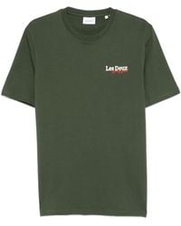 Les Deux - Racing Organic-Cotton T-Shirt - Lyst
