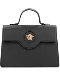 Versace - Medusa Leather Handbag - Lyst