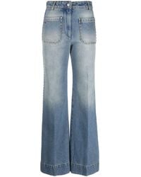 Victoria Beckham - Jeans mit Nieten - Lyst