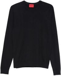 BOSS - Crew-Neck Sweater - Lyst