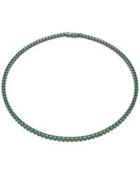 Swarovski - Matrix Crystal-Embellished Tennis Necklace - Lyst