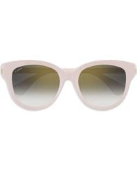 Cartier - Round Frame Sunglasses - Lyst