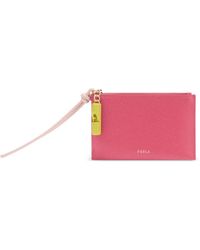 Furla - Iride Envelope Leather Clutch Bag - Lyst