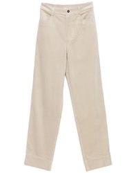 Yerse - Corduroy Straight-Leg Trousers - Lyst