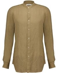 Boglioli - Garment-Dyed Linen Shirt - Lyst