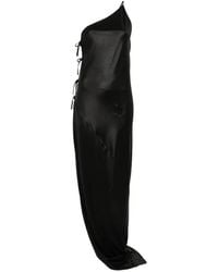 Rick Owens - Long One Shoulder Dress - Lyst