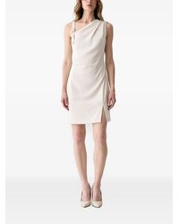 Guess - Livia Buckle-Detail Asymmetric Mini Dress - Lyst