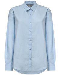 MC2 Saint Barth - Brigitte Poplin Hello Kitty Embroidered Shirt - Lyst