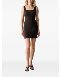 Guess - Logo-Embellished Sleeveless Mini Dress - Lyst